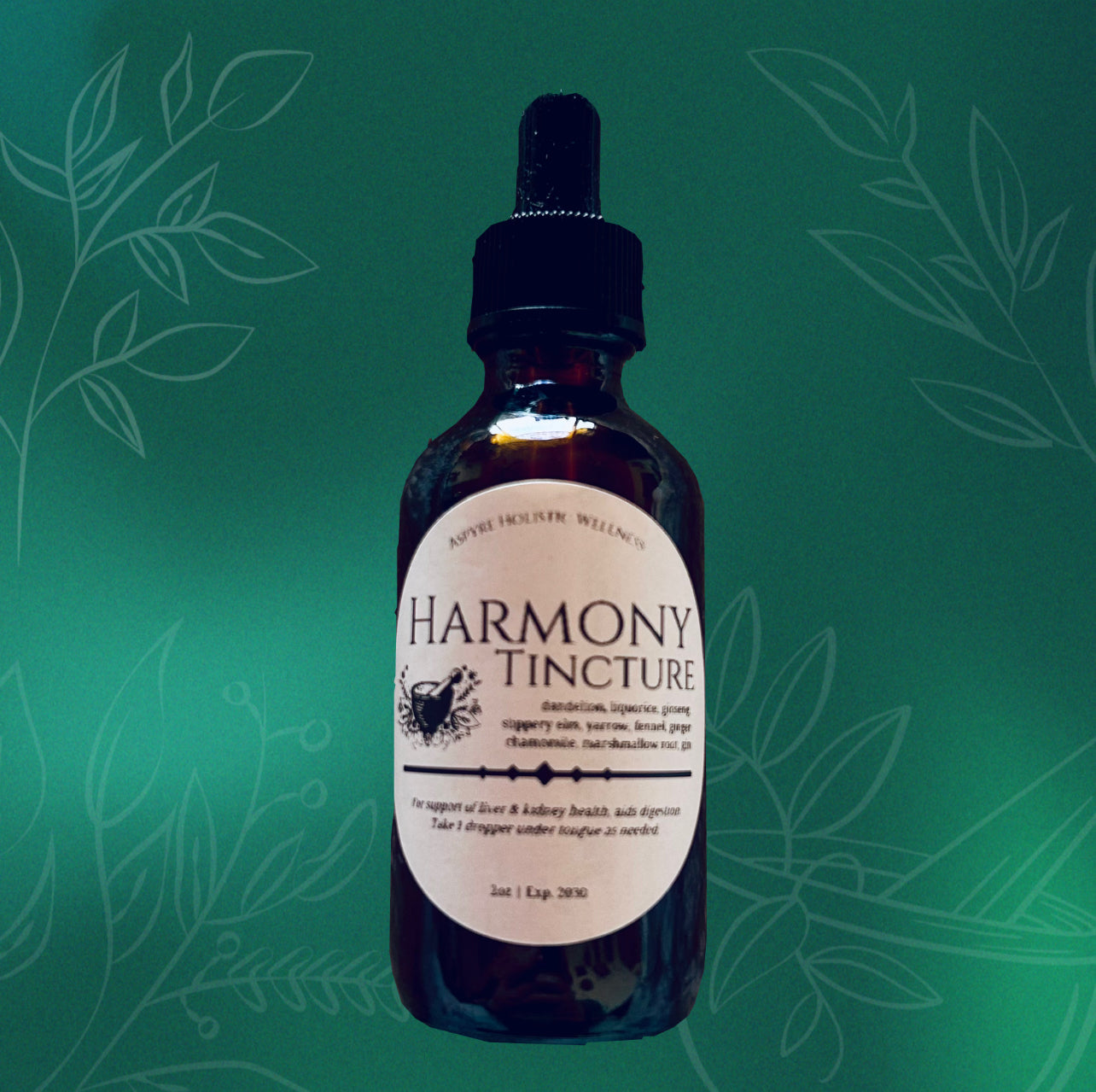 Harmony Tincture (digestive, kidney & liver health)